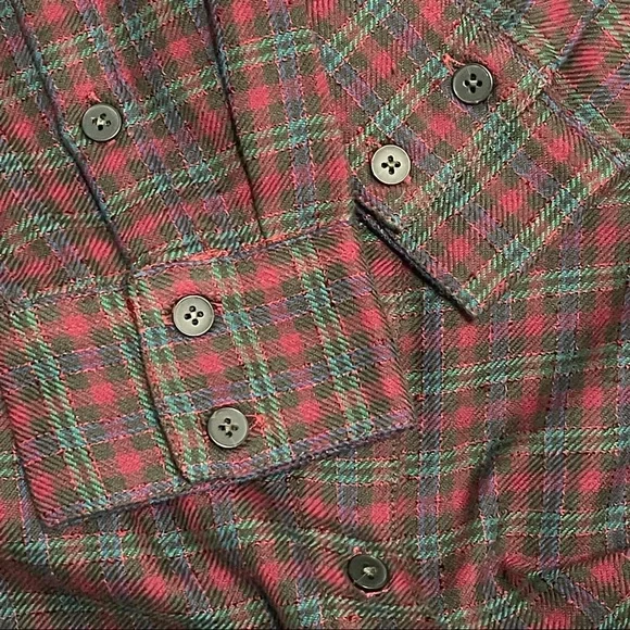 Madewell Westlake Pfeiffer Plaid Oversized Button Front Top - Picture 8 of 12